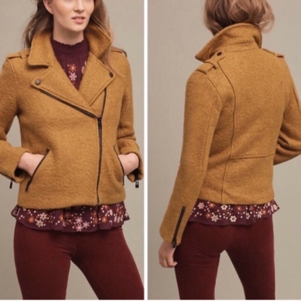 Anthropologie Boucle Moto Jacket - Picture 1 of 8